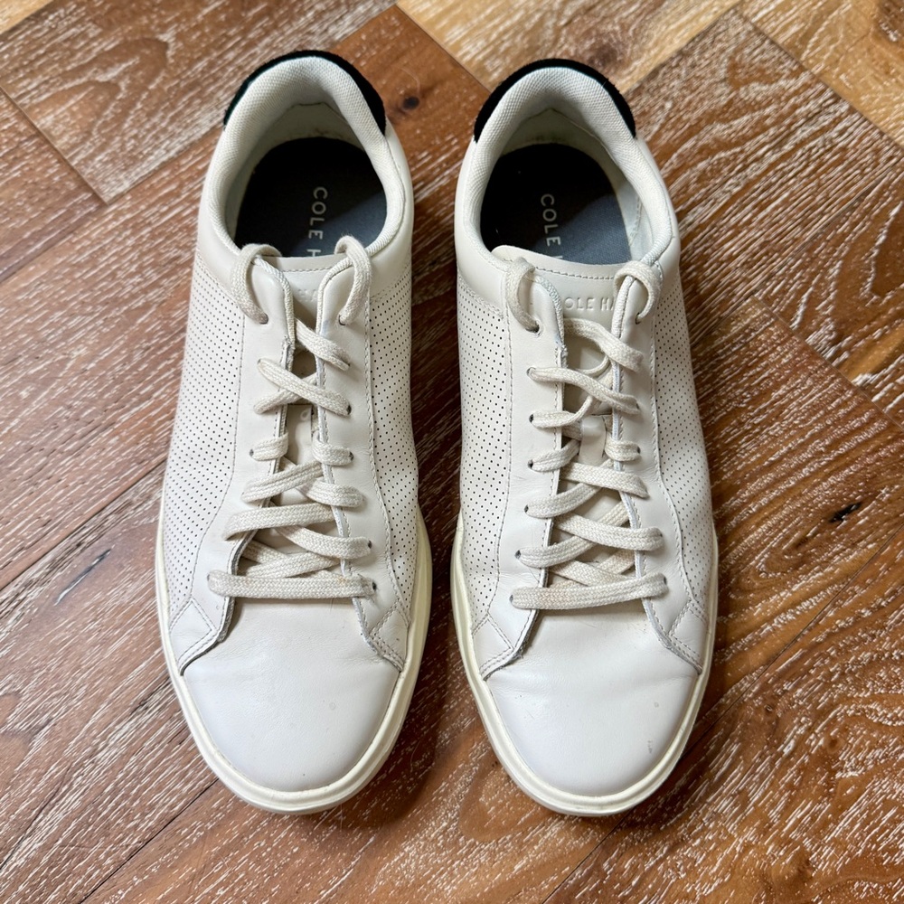 Cole Haan Men’s White Leather Lightweight Sneakers Shoes / Men’s 10 M / C40832 - Picture 4 of 9